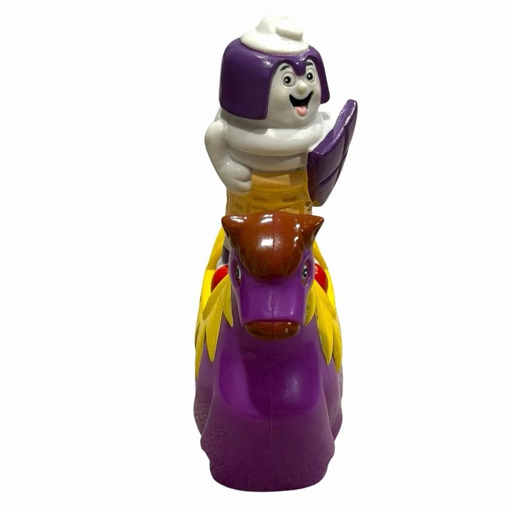 Y2K VTG Dairy Queen 2001 Knights of DQ Dilly Ice Cream Cone Horse Figure